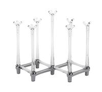 Tnfeeon Égouttoir à Tasses Rétractable, Design Compact et Peu Encombrant pour Comptoirs de Cuisine avec Système de Drainage Efficace, Peut Contenir des Tasses, des Bouteilles de Sport, Taille (gris