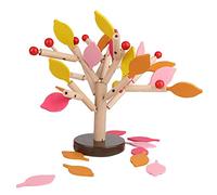 Tnfeeon Ensemble de Blocs de Construction en Bois, Puzzle d'arbre 3D pour l'apprentissage Créatif et Le Développement des Compétences avec Un Matériau en Bois Naturel, Stimule l'imagination Grâce