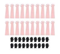 Tnfeeon Ensemble de Bosquets de Pansement pour Le Nettoyage de L'éviscération des Cerfs, 24 Paires de Gants de Traitement de Jeux de Chasse, Kit D'outils sur Toute la Longueur des