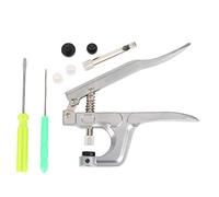 Tnfeeon Ensemble de Boutons-pression 24 Couleurs, Kit de Boutons-pression en Résine Plastique avec Outil de Presse à Main, 360 Pièces Bases T3 T5 T8 pour Vêtements de bébé, Couture, Artisanat et