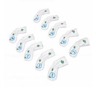 Tnfeeon Ensemble de Couvre-Chef de Club de Golf, Housses de Club Antidérapantes en Tissu Doux 10 Pièces pour Bois de Parcours et Hybrides, Protection de Voyage Légère pour Golfeurs Hommes et Femmes