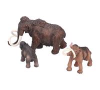 Tnfeeon Ensemble de Figurines de Mammouth en PVC éducatif Peint à la Main Qui Améliore la créativité et l'imagination des Jeunes apprenants. Cadeau de Noël Idéal pour Susciter la Pendant la Saison