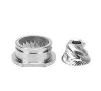 Tnfeeon Ensemble de Fraises Coniques de Remplacement pour Moulin à café en Acier Inoxydable HS Plus avec Rainures Modifiées Garantissant des Particules Uniformes de 1,9 Pouce de Diamètre, Idéal pour