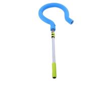 Tnfeeon Entraîneur de Pointes de Volley-Ball, Outil de Frappe Réglable pour Servir des Exercices de Pointe avec Crochet à Questions, Construction en Alliage d'aluminium PVC, Plage de Hauteur de 3,4