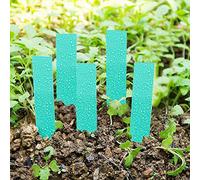 Tnfeeon Étiquettes de Graines de Plante en Plastique Réutilisables Marker en Pot Blanc Rose Vert Jaune pour L'identification des Plantes, 100 Pcs Marqueur D'étiquette de Graines en PVC pour Plateaux