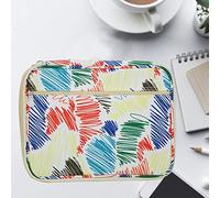 Tnfeeon Étui à Stylos à 192 Emplacements, Sac à Crayons d'art en Nylon Imperméable, Stockage de Grande capacité pour Crayons de Croquis et d'aquarelle, Idéal pour Les étudiants et Les Artistes