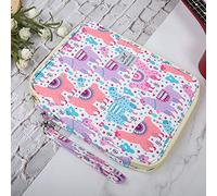 Tnfeeon Étui à Stylos à 192 Emplacements, Sac à Crayons d'art en Nylon Imperméable, Stockage de Grande capacité pour Crayons de Croquis et d'aquarelle, Idéal pour Les étudiants et Les Artistes