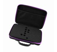 Tnfeeon Étui de Transport d'huiles Essentielles, Cuir EVA, Peut Contenir 60 Bouteilles, pour Les Voyages et l'organisation à Domicile (Purple)