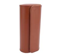 Tnfeeon Étui de Voyage pour Rouleau de Montre, Boîte de Rangement de Montre en Cuir PU avec Doublure Douce, Support d'affichage de Stockage Mécanique, étui de Transport Portable pour Hommes et (3