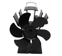 Tnfeeon Fan de Cheminée Auto-starte 6 Feuilles de Hitbelutiger Non électrique Ventilateur de Poêle Haute-température - Énergie-résistante Ventilateur pour le Confort de Four Augmenter les Fours à