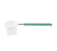 Tnfeeon Filet à Poissons d'Aquarium, Filet à Crevettes en Métal avec Fine Douce et Poignée Extensible de 13,5 à 50,5 Cm, Outil de Nettoyage d'Aquarium Rond ou carré pour Aquarium et étang (Bouche