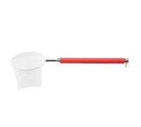 Tnfeeon Filet à Poissons d'Aquarium, Filet à Crevettes en Métal avec Fine Douce et Poignée Extensible de 13,5 à 50,5 Cm, Outil de Nettoyage d'Aquarium Rond ou carré pour Aquarium et étang (Bouche