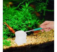 Tnfeeon Filet d'Aquarium de Haute qualité, Poignée en Acier Inoxydable, Télescopique jusqu'à 21 Pouces, pour Attraper des Crevettes et des Alevins de Poisson, Conception Légère et Durable pour Un