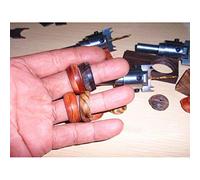 Tnfeeon Foret à Perles en Acier et Bois, Ensemble de 4 Options de Tailles 16mm à 22mm pour Bricolage D'anneaux en Bois, Bijoux et Artisanat de Maison (Comme indiqué, couleur assortie)