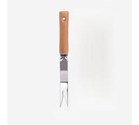 Tnfeeon Fourchette de Désherbage Manuelle Extracteur de Mauvaises Herbes en Acier Inoxydable avec Manche Ergonomique en Bois 11 Pouces par 0,9 Pouces pour Les Jardiniers Élimination Efficace des
