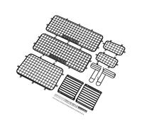 Tnfeeon Garde de Fenêtre en Métal RC pour Voitures RC Jouets Modèles Accessoires de Modèle de Voiture Simulation Exquise Empêche Les Rayures Defender