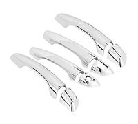 Tnfeeon Garniture de Poignée de Porte Argentée Compatible avec Elantra 2018-2019 ABS Accessoires Extérieurs de Voiture Antirouille Résistant aux Rayures Installation Facile