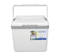 Tnfeeon Glacière Portable, Glacière Rigide Isolée, capacité de 6 L pour l'extérieur, la Pêche et les Pique-niques (WHITE)