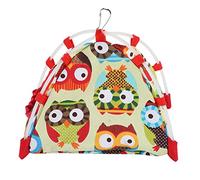 Tnfeeon Grand Nid pour Perroquets, Tente pour Oiseaux en Toile Douce avec Tapis en Peluche pour Perruches et Calopsittes, Hamac Confortable 17 X 22 Cm pour Petits Oiseaux, Utilisation en Intérieur