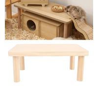 Tnfeeon Hamster Play Plate-Forme en Bois pour Hamsters Nains Syriens, Gerbilles, Souris, Dégus ou Autres Petits Animaux de Compagnie