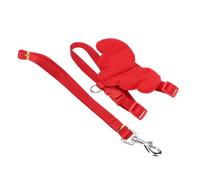 Tnfeeon Harnais de Canard Réglable pour Poulet, Gilet de Marche en Nylon Respirant pour Animaux de Compagnie pour Entraînement de Poule de Canard, Jaune XS (M)