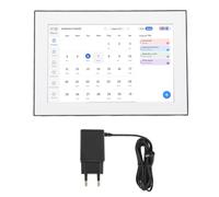 Tnfeeon Horloge de Calendrier Numérique WiFi de 10,1 Pouces pour la Perte de Mémoire Liée à la Démence, Grand écran, Planificateur Familial Intelligent, Cadre Photo, Planification (Prise UE)