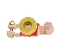 Tnfeeon Interrupteur de Déconnexion de Batterie de Voiture, l'isolateur de Borne Principale Coupe Facilement l'alimentation pour Plus de sécurité, la Construction Robuste en Laiton ABS Garantit la