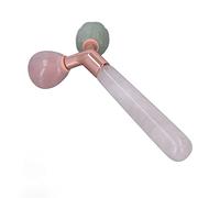 Tnfeeon Jade Gua Sha Face Roller, Améliore la fermeté de la Peau, Réduit les Poches, Traitement Multi-angle pour la Sculpture et le Lifting du Visage, pour les Femmes