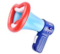 Tnfeeon Jouet à Corne de Changeur de Voix Multiple, Forme Bouche avec Longe pour Enfants Jouet en Plastique, Poignée Antidérapante, Batteries AA Requises, Petite Conception Portable (Standard)