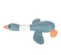 Tnfeeon Jouet à Mâcher en Peluche pour Chiens et Chiots, Favorise la santé Dentaire, Design Interactif et Couinant, Matériau en Coton Sûr, Taille Parfaite pour Les Chiens de Petite et Moyenne (Bleu