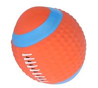 Tnfeeon Jouet à Mâcher pour Chien de Petite Taille, Ballon de Rugby en Latex Doux pour Nettoyer Les Dents avec Son Grinçant pour Soulager la Dentition, Jeu d'entraînement, 10,9 Cm, Intérieur et