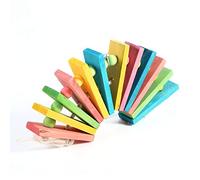 Tnfeeon Jouet à Mâcher pour Perroquet, Blocs de Bois Colorés et Perles pour Balançoire à Oiseaux et échelle d'escalade, 7,9 X 7,9 Pouces pour Calopsittes et Perruches