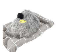 Tnfeeon Jouet en Peluche pour Chien, Chiot Endormi en Peluche avec Coussin, Son d'aboiement activé par Pression, et Plastique 7,1 X 5,3 Pouces, Décoration Cadeau pour Anniversaire d'enfant, Noël,