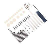 Tnfeeon Kit Complet de Réparation de Clarinette, Outils Métalliques Essentiels pour l'entretien des Bois, Ensemble de 10 Pièces avec Coussinets de Vis à Ressort, Conception Portable Légère de 1 Oz,