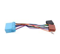 Tnfeeon Kit D'adaptateur de Connecteur de Faisceau de Câbles Radio pour Faisceau Stéréo de Voiture ISO pour, avec Fils à Code Couleur Standardisés et Gaine Thermorétractable pour une