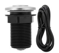 Tnfeeon Kit de Commutateur d'air pour L'élimination des Déchets, Bouton Poussoir Automatique de 32 Mm pour évier Pneumatique, Bouton Poussoir d'air sur Le Dessus de L'évier pour Broyeur