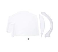 Tnfeeon Kit de Curseur de Porte Moustiquaire pour Camping-car, Kit de Panneau de Remplacement 3 en 1 Transparent de Style Bulle avec Support et Butée pour Portes Droites Dexter, Pièce