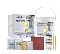 Tnfeeon Kit de Moulage à la Main pour les Couples ou la Famille, Kit de Moulage de Statue en Plâtre, Cadeaux d'Anniversaire pour Elle, Sculpture Souvenir, Mariage, Enfants, Activités