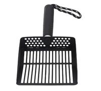 Tnfeeon Kit de Pelle à Litière avec Support et Brosse, Pelle à Déjections Amovibles, Tamisage et Nettoyage Faciles, Accessoires Efficaces pour Bac à Litière, Soignée, à en Acier Inoxydable pour Chat