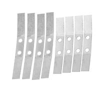 Tnfeeon Kit de Ressorts à Lames pour Voiture RC Haute Performance, Construction en Acier argenté, Renfort en Acier de qualité Supérieure, Ajustement personnalisé pour Camions WPL D12 1/10 RC,