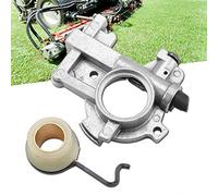 Tnfeeon Kit de Ressorts d'engrenage à Vis sans Fin de Huileur, Ensemble de Pompe à Huile pour Tronçonneuses 066 MS650 MS660, Matériau Métallique, Facile Installer et Réutilisable