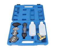 Tnfeeon Kit de Testeur de Joint de Culasse, Testeur de Fuite de Combustion ABS en Métal, Détecteur de CO2 8 Pièces, Boîte de Transport de Contrôle Rapide des Fuites de Cylindre pour Voitures, Camions,