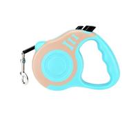 Tnfeeon Laisse Rétractable pour Chien, 5 M, Ruban en Nylon, Verrouillage de Frein en Un, Poignée Ergonomique, Laisse de Marche Portable pour Animaux de Compagnie, pour Petits et Moyens (Blue)
