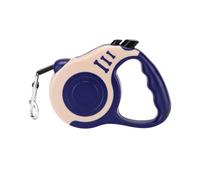 Tnfeeon Laisse Rétractable pour Chien, 5m, en Nylon, Frein à Une Main avec Poignée Antidérapante, pour Animaux de Petite et Moyenne Taille, Marche en Plein Air (Blue)