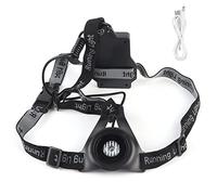 Tnfeeon Lampe de Poitrine LED Triangulaire avec visibilité de sécurité avec 3 Modes, Batterie de 1 200 MAh pour Les Joggeurs de Nuit, Les Coureurs, Les Randonneurs, Les Activités de Plein air.