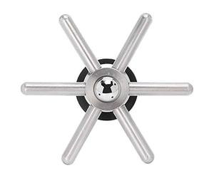 Tnfeeon Lave-gobelet Automatique, Rinceur de Verre en Acier Inoxydable avec Sortie d'eau Multi-angle, Filetage Mâle G1/2, Nettoyeur de Comptoir intégré pour Bar, Restaurant, café