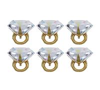 Tnfeeon Le Ballon à Anneau de Diamant élégant Réglage l'inflation Rapide et Le Scellage sécurisé, des Ballons en Aluminium en Aluminium Réutilisables pour Mariage, événements Commerciaux, Créent