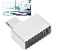 Tnfeeon Lecteur D'empreintes Digitales USB Type C Reconnaissance 0,5 S Détection à 360 Degrés Capteur de clé de Connexion D'empreintes Digitales pour 7/8/10/11 avec 10 Capacités de