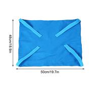 Tnfeeon Lit Hamac à Double Face, sous-Chaise, économie d'espace pour Les Chats, Cobaye, Chinchilla et Autres Petits Animaux de Compagnie, avec Anneaux Non Glissants, Gris Beige S (L)