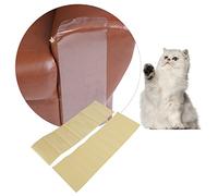 Tnfeeon Lot de 2 Protections Anti-Rayures pour Chat - Bouclier de canapé Autocollant Transparent pour Meubles pour Animaux de Compagnie - Sièges de Voiture - Défense Efficace Contre Les Rayures avec